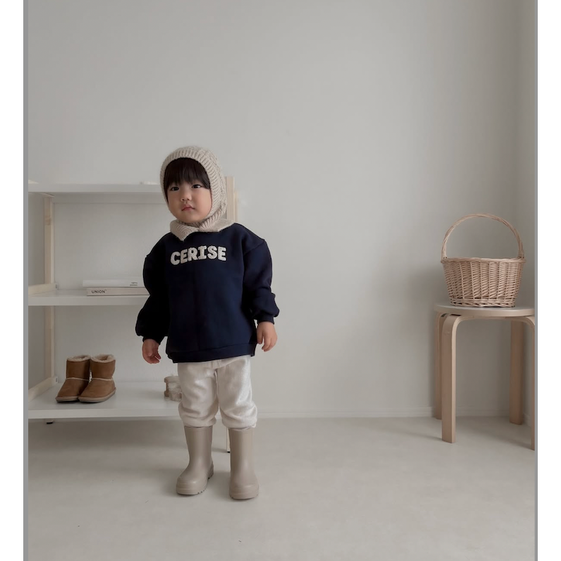 25冬 atomeme 正韓 cerise內刷毛大學Ｔ 兩色-細節圖4