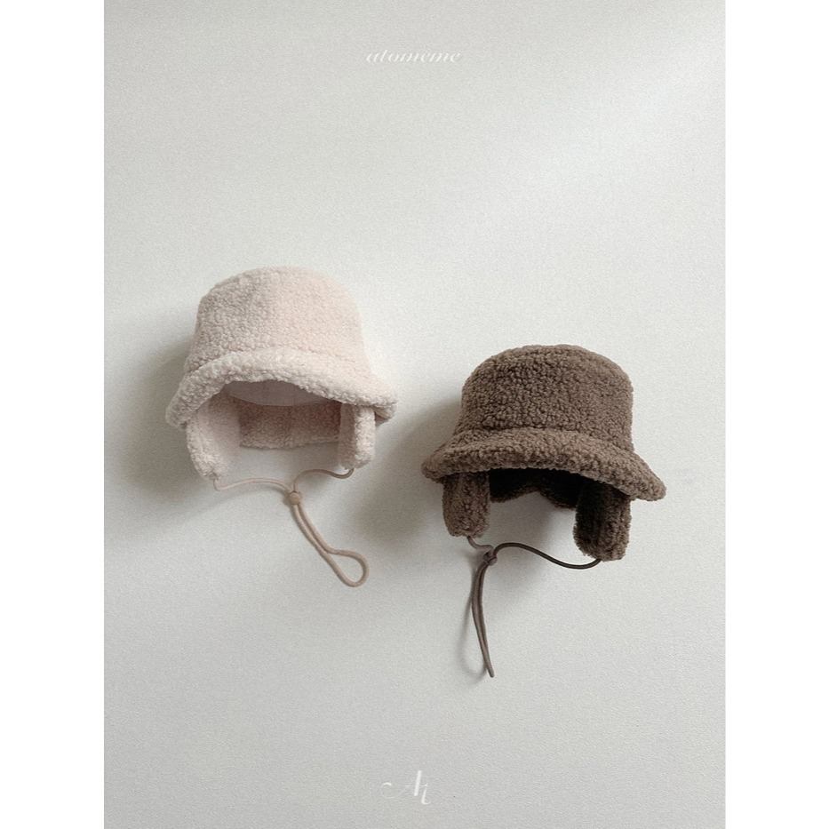 25冬 atomeme 正韓 teddy 遮耳漁夫帽 兩色-細節圖4