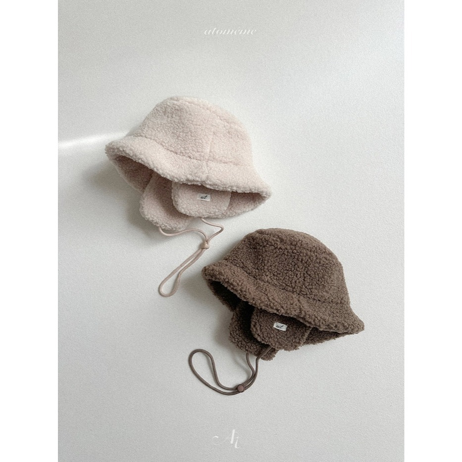 25冬 atomeme 正韓 teddy 遮耳漁夫帽 兩色-細節圖8