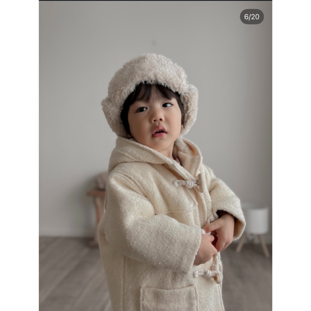 25冬 atomeme 正韓 毛茸茸 可遮耳 飛行帽 兩色-細節圖2