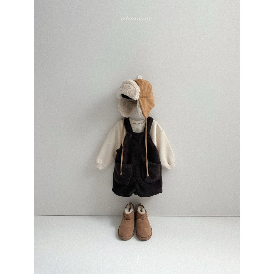 25冬 atomeme 正韓 毛茸茸 可遮耳 飛行帽 兩色-細節圖6