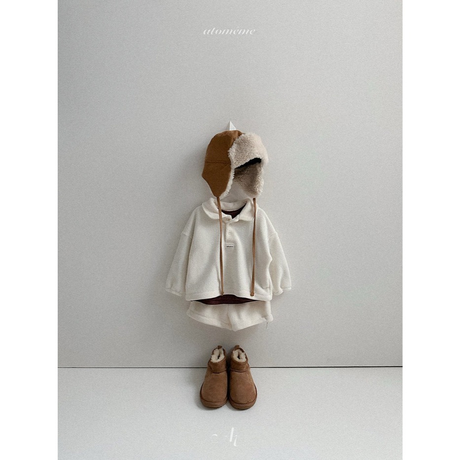 25冬 atomeme 正韓 毛茸茸 可遮耳 飛行帽 兩色-細節圖8