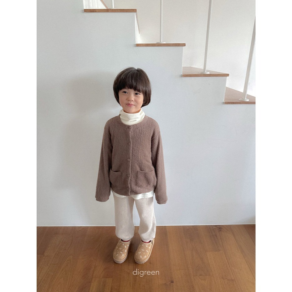 25冬 正韓 digreen 毛茸茸鈕扣外套 三色-細節圖4