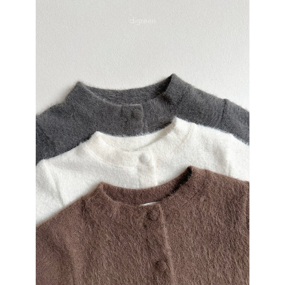 25冬 正韓 digreen 毛茸茸鈕扣外套 三色-細節圖9