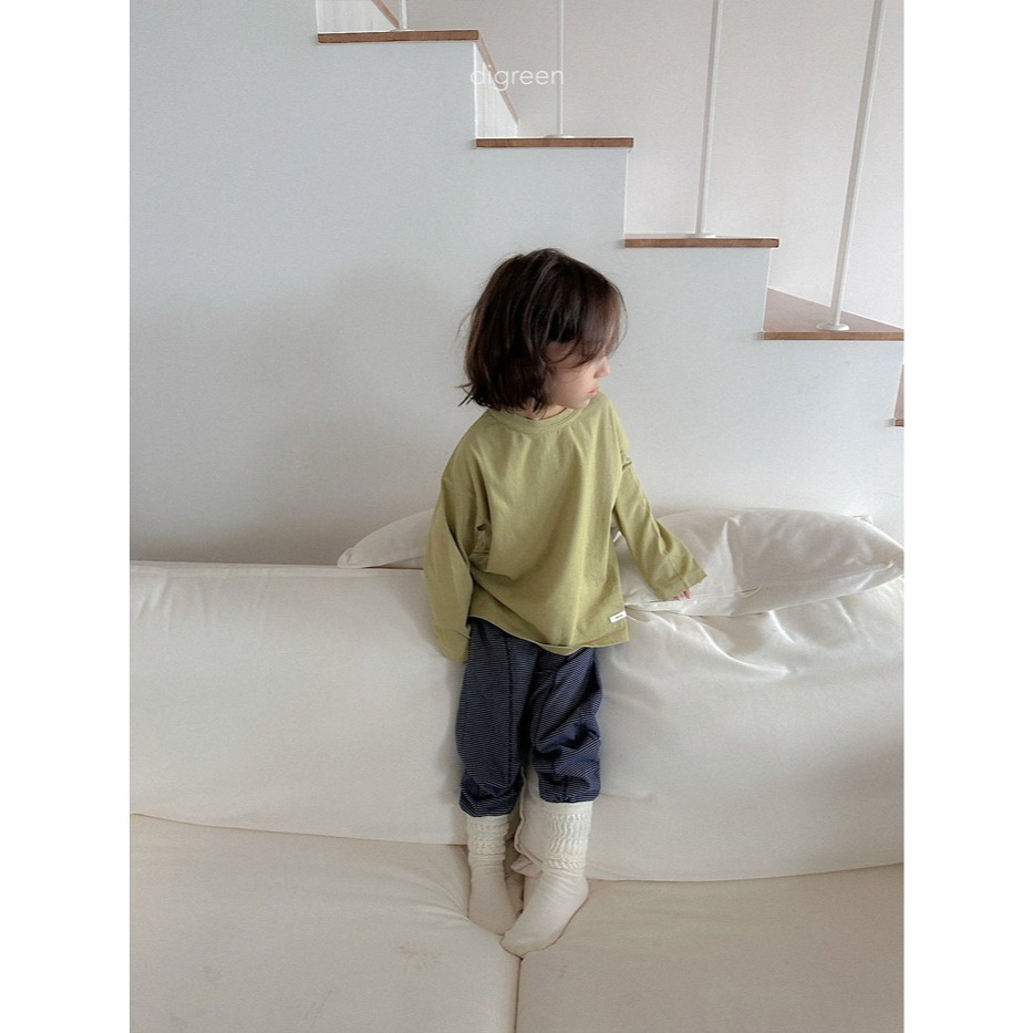 25冬 正韓 digreen 寬鬆基本款百搭素Ｔ 五色-細節圖2