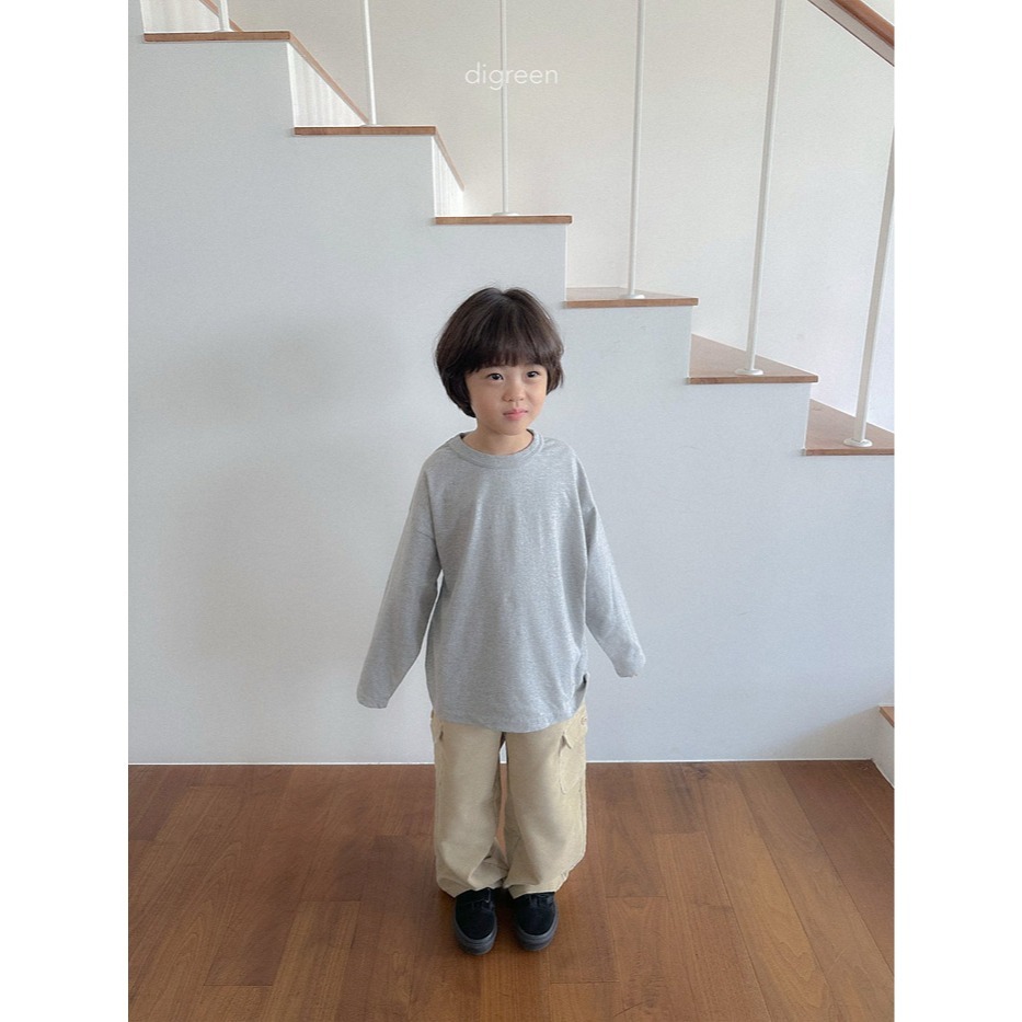 25冬 正韓 digreen 寬鬆基本款百搭素Ｔ 五色-細節圖5