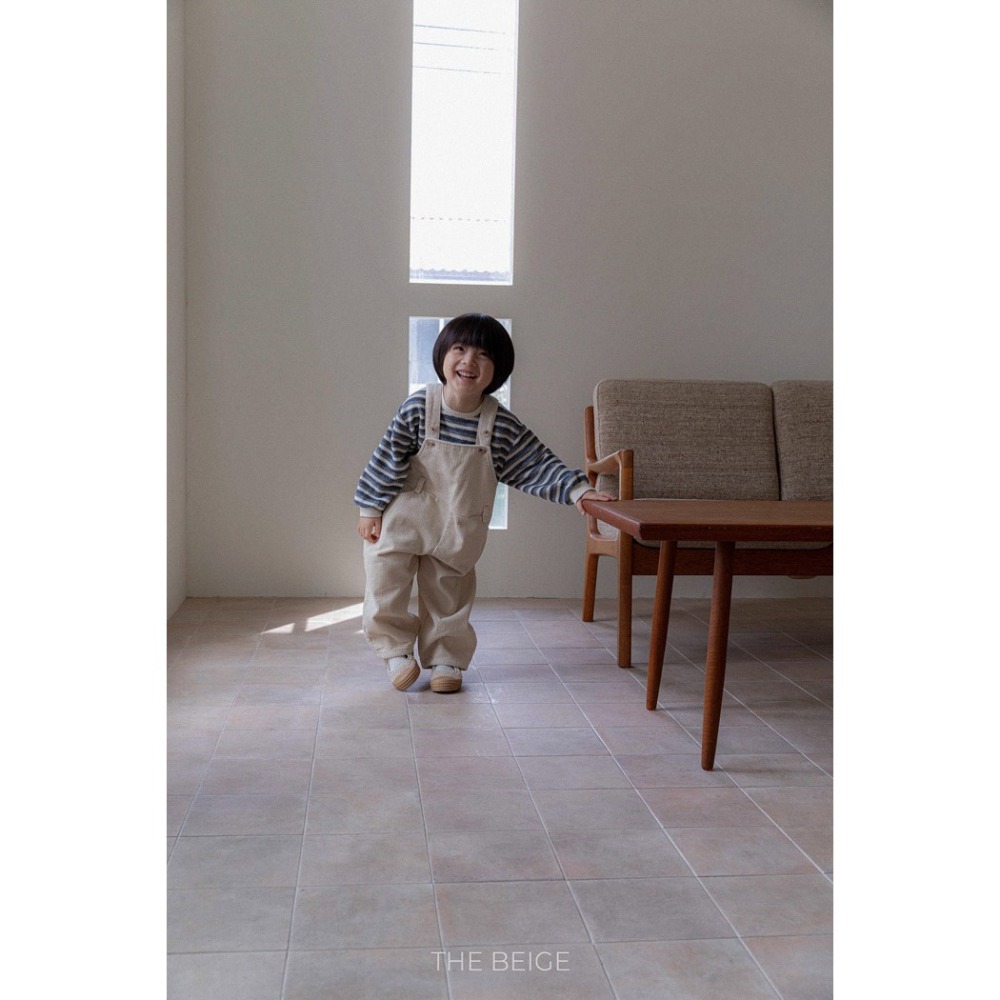 25冬 正韓 the beige 草莓牛奶吊帶褲 兩色-細節圖4