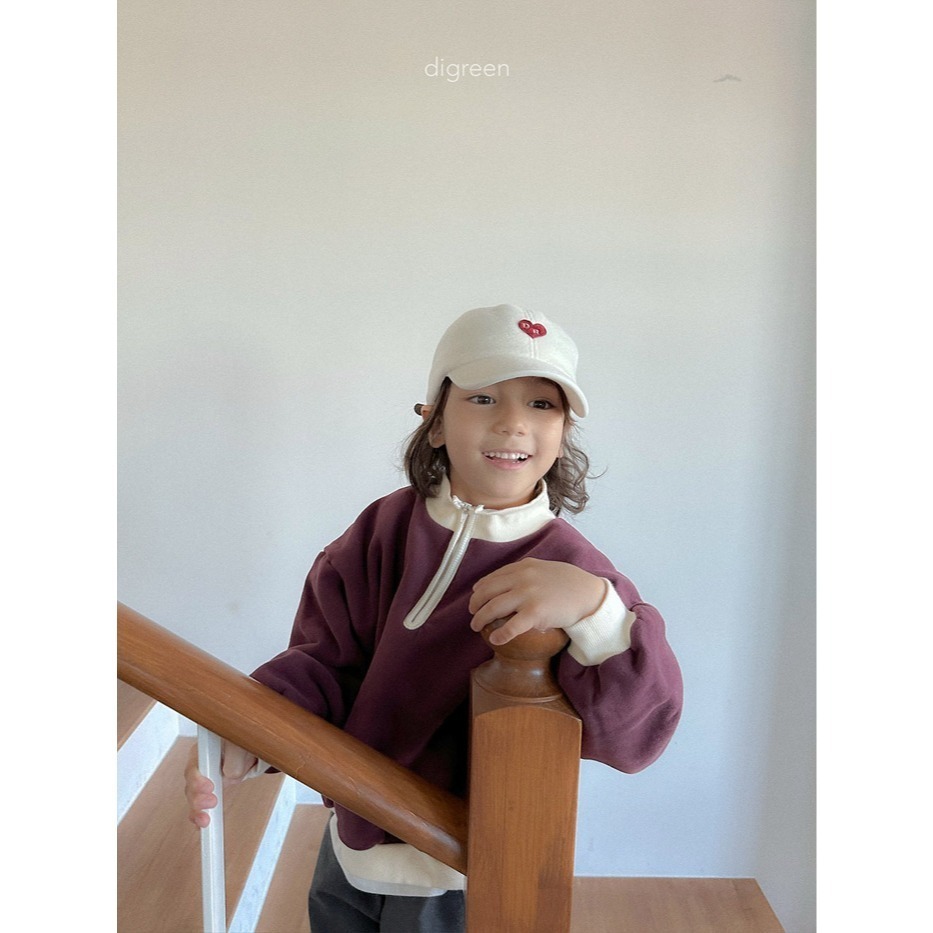 25冬 正韓 digreen 復古撞色立領 大學Ｔ 兩色-細節圖3