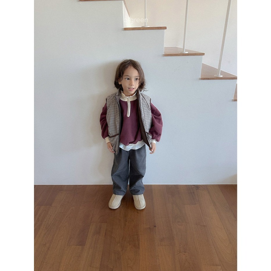 25冬 正韓 digreen 復古撞色立領 大學Ｔ 兩色-細節圖4