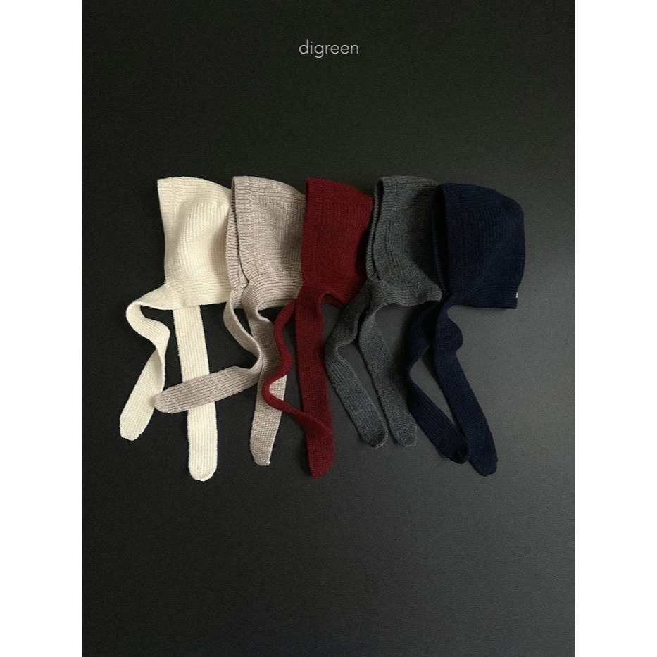 25冬 正韓 digreen 造型領巾 針織帽 五色-細節圖9