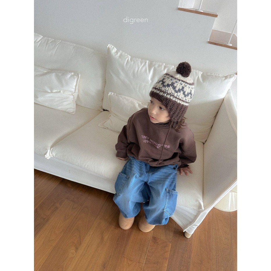 25冬 正韓 digreen  北歐風球球遮耳毛帽 四色-細節圖4