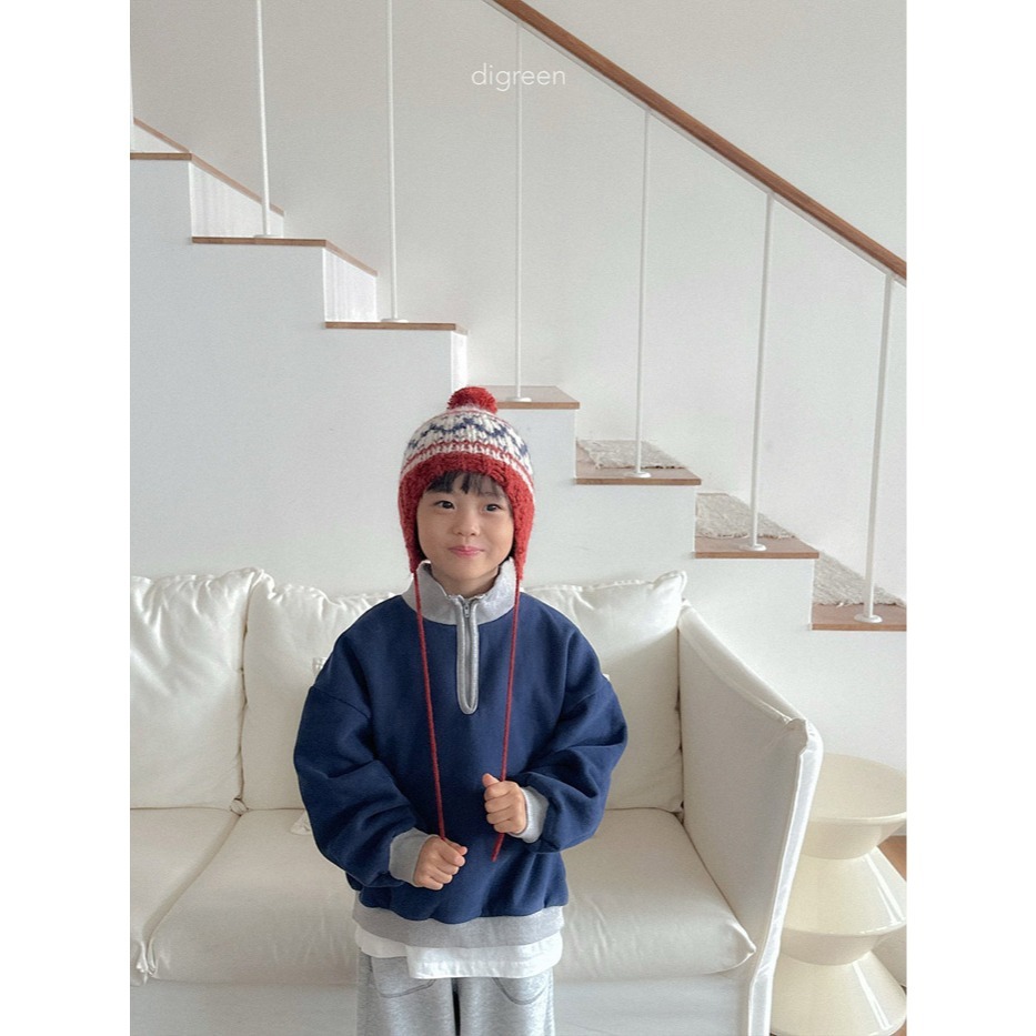 25冬 正韓 digreen  北歐風球球遮耳毛帽 四色-細節圖5