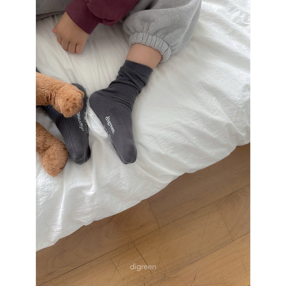 25冬 正韓 digreen 舒適坑條中筒襪 三色一組-細節圖2