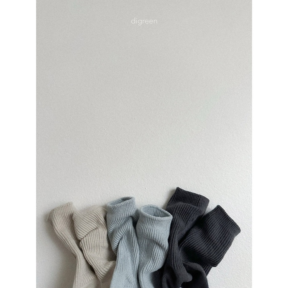 25冬 正韓 digreen 舒適坑條中筒襪 三色一組-細節圖6