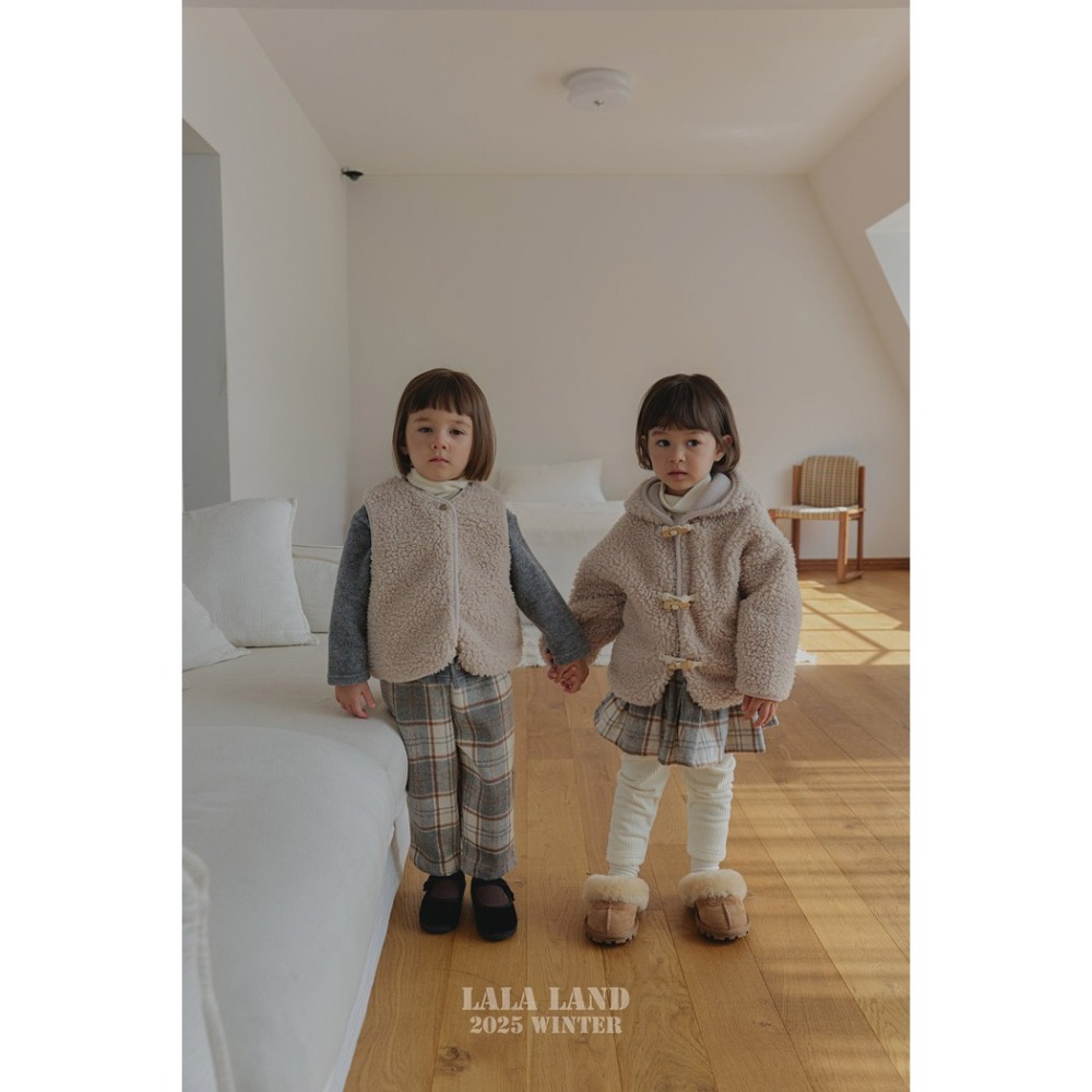 25冬 正韓 lalaland  QQ毛背心 三色-細節圖2