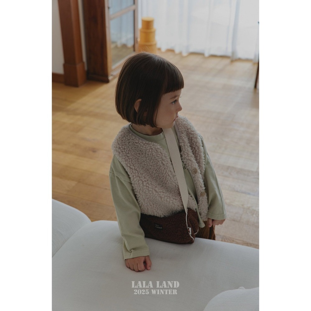 25冬 正韓 lalaland  QQ毛背心 三色-細節圖3