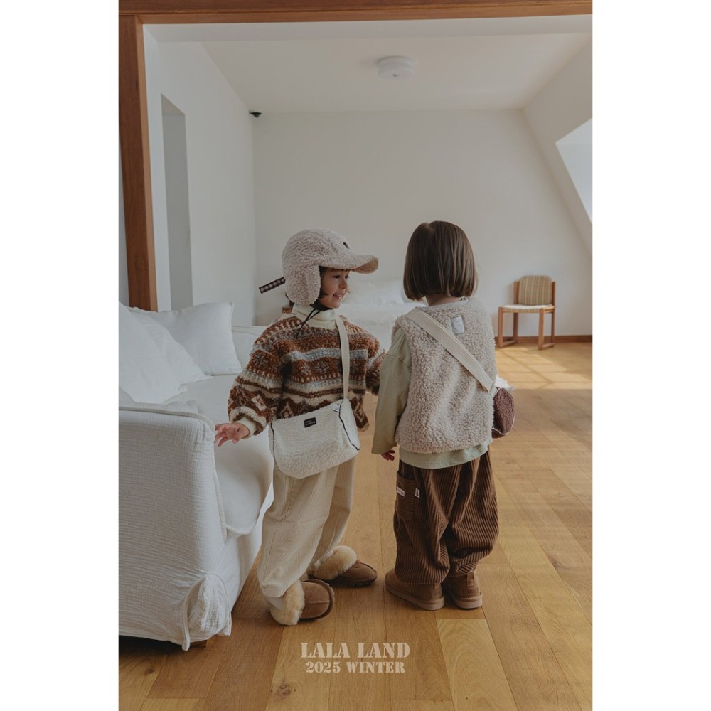 25冬 正韓 lalaland  QQ毛背心 三色-細節圖4