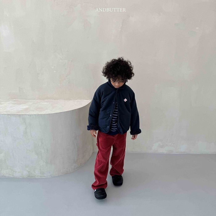 25冬 正韓 and_butter 煙火QQ毛 兩面穿 外套 兩色-細節圖5