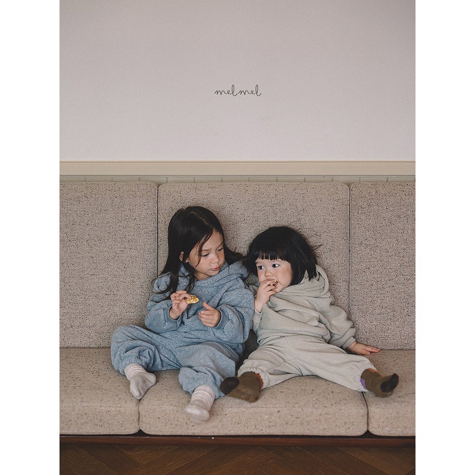 25冬 正韓 melmel 連帽運動服（整套販售）三色-細節圖2