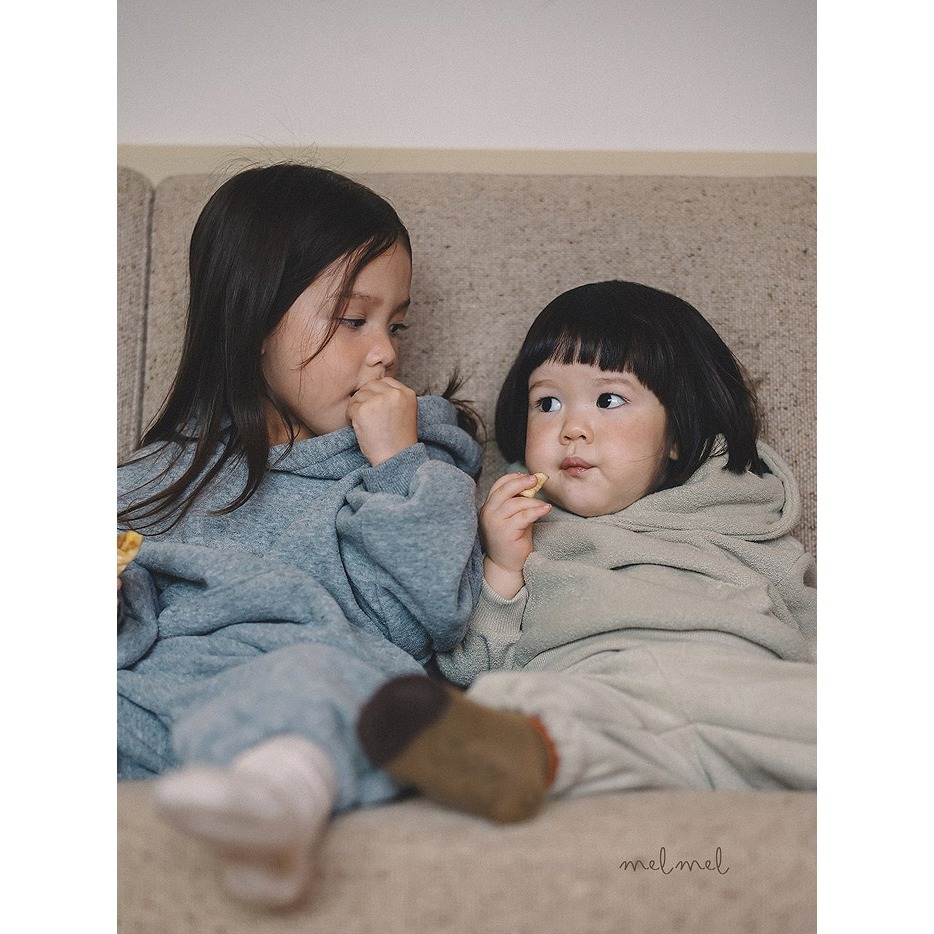 25冬 正韓 melmel 連帽運動服（整套販售）三色-細節圖3