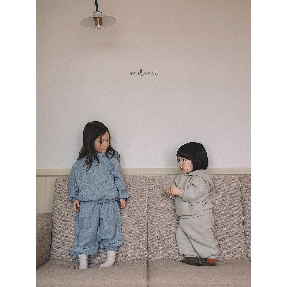 25冬 正韓 melmel 連帽運動服（整套販售）三色-細節圖4