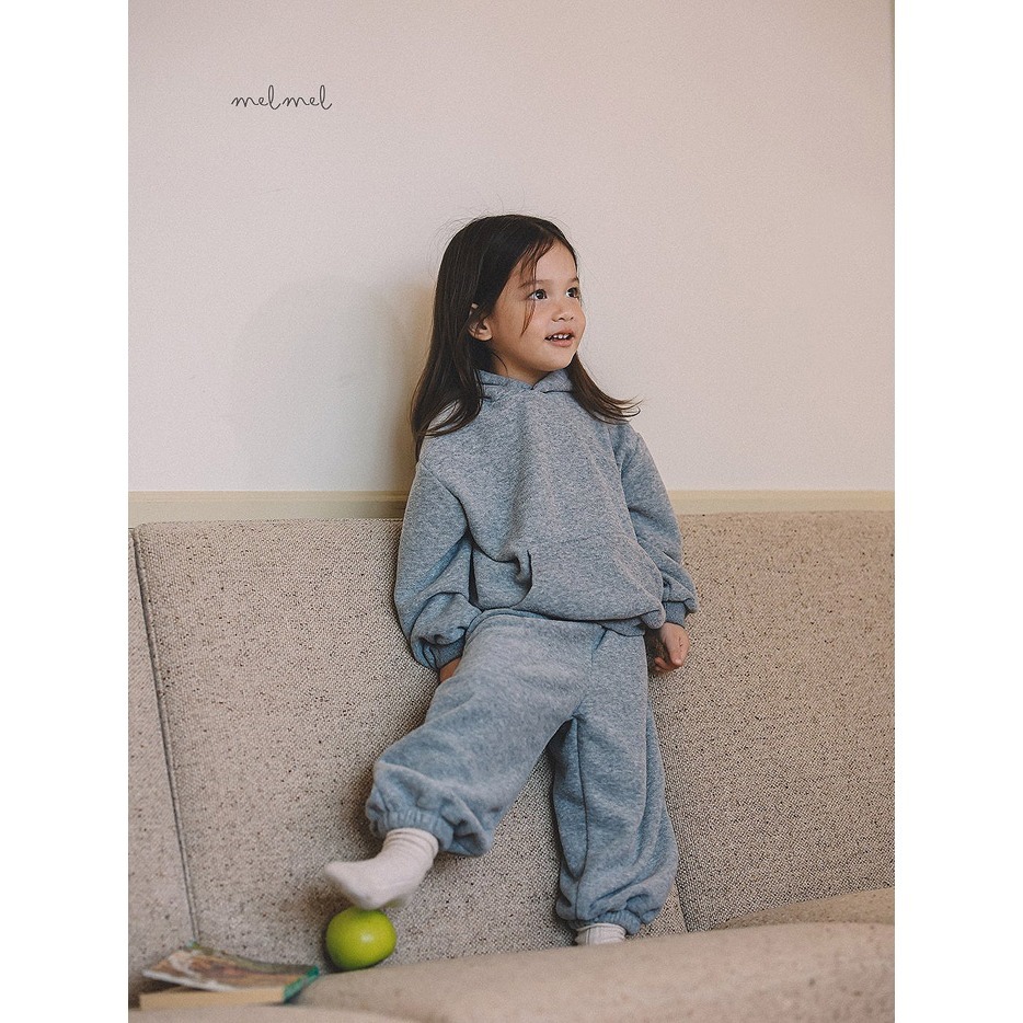 25冬 正韓 melmel 連帽運動服（整套販售）三色-細節圖5