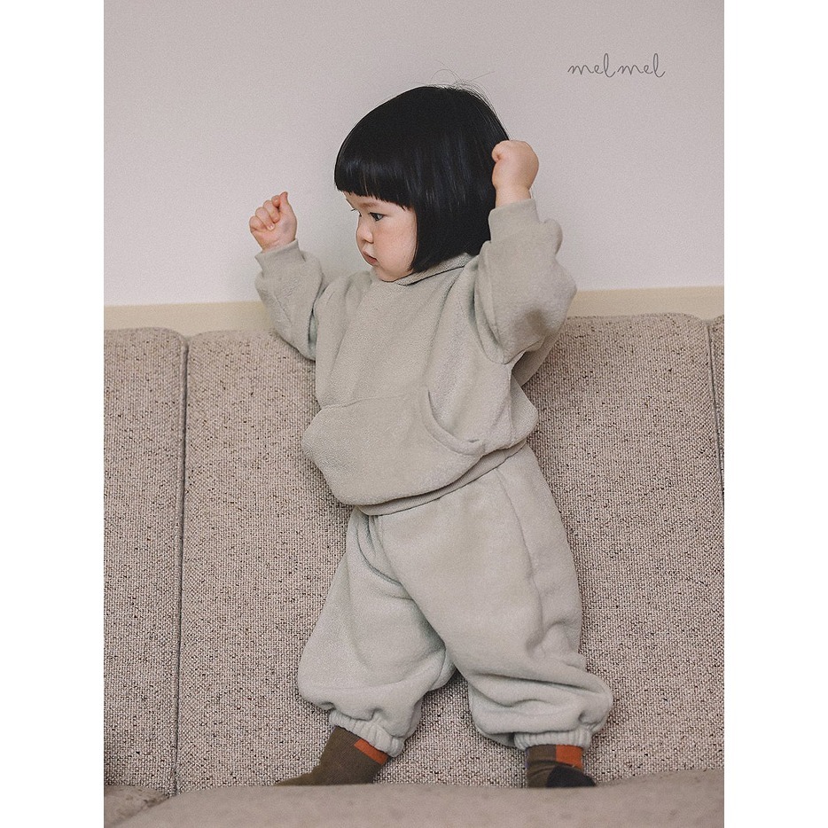 25冬 正韓 melmel 連帽運動服（整套販售）三色-細節圖6