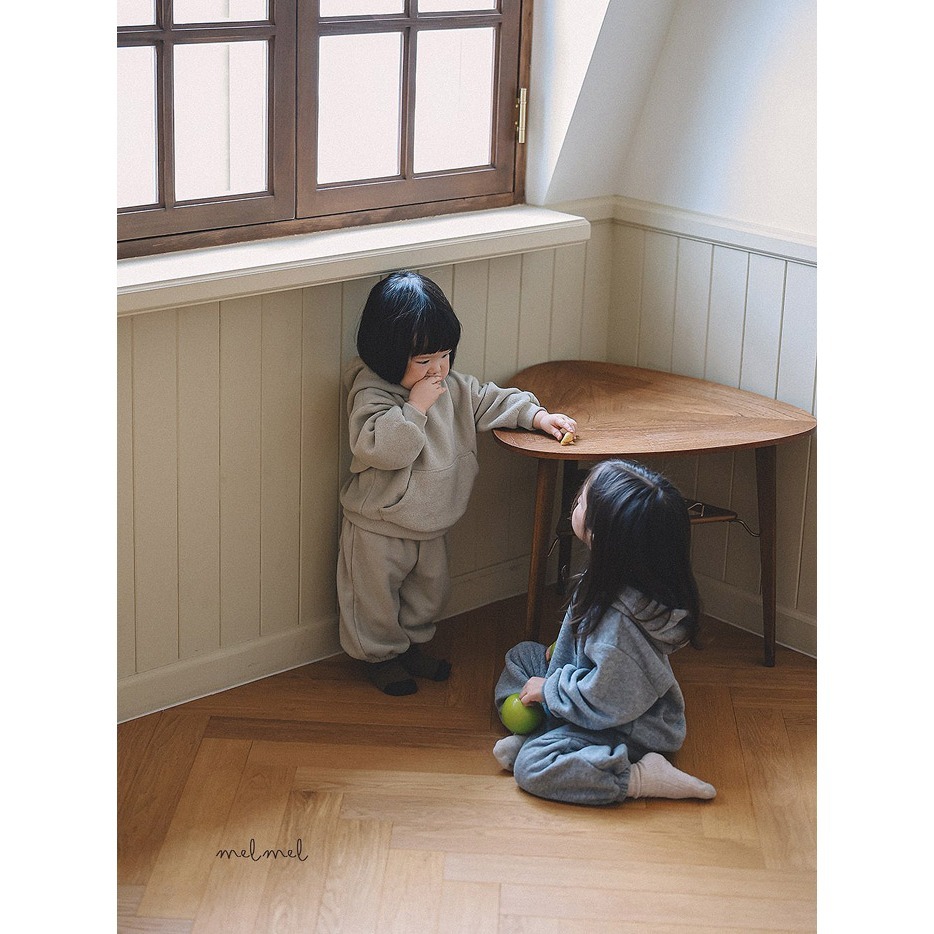 25冬 正韓 melmel 連帽運動服（整套販售）三色-細節圖7