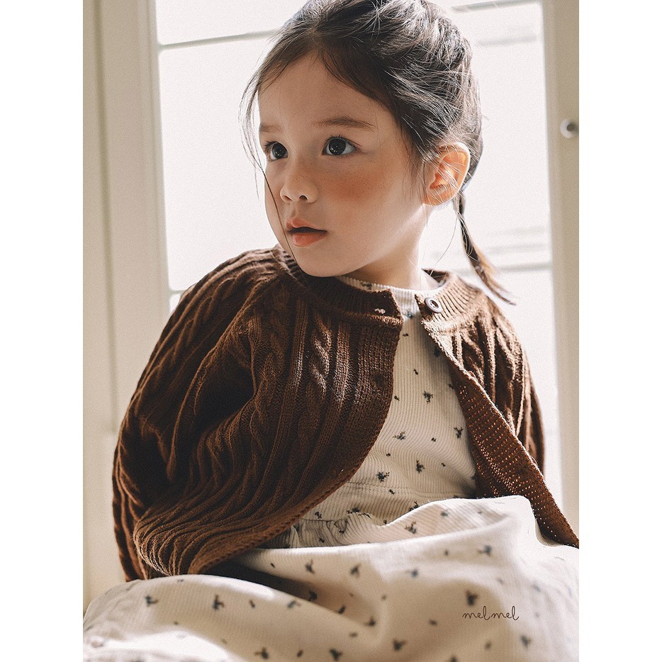 25冬 正韓 melmel  經典麻花 針織外套 三色-細節圖2