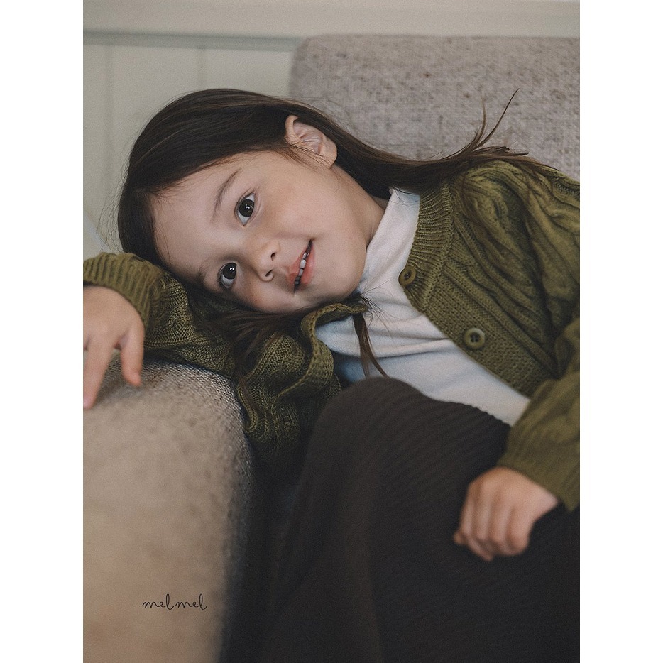 25冬 正韓 melmel  經典麻花 針織外套 三色-細節圖5