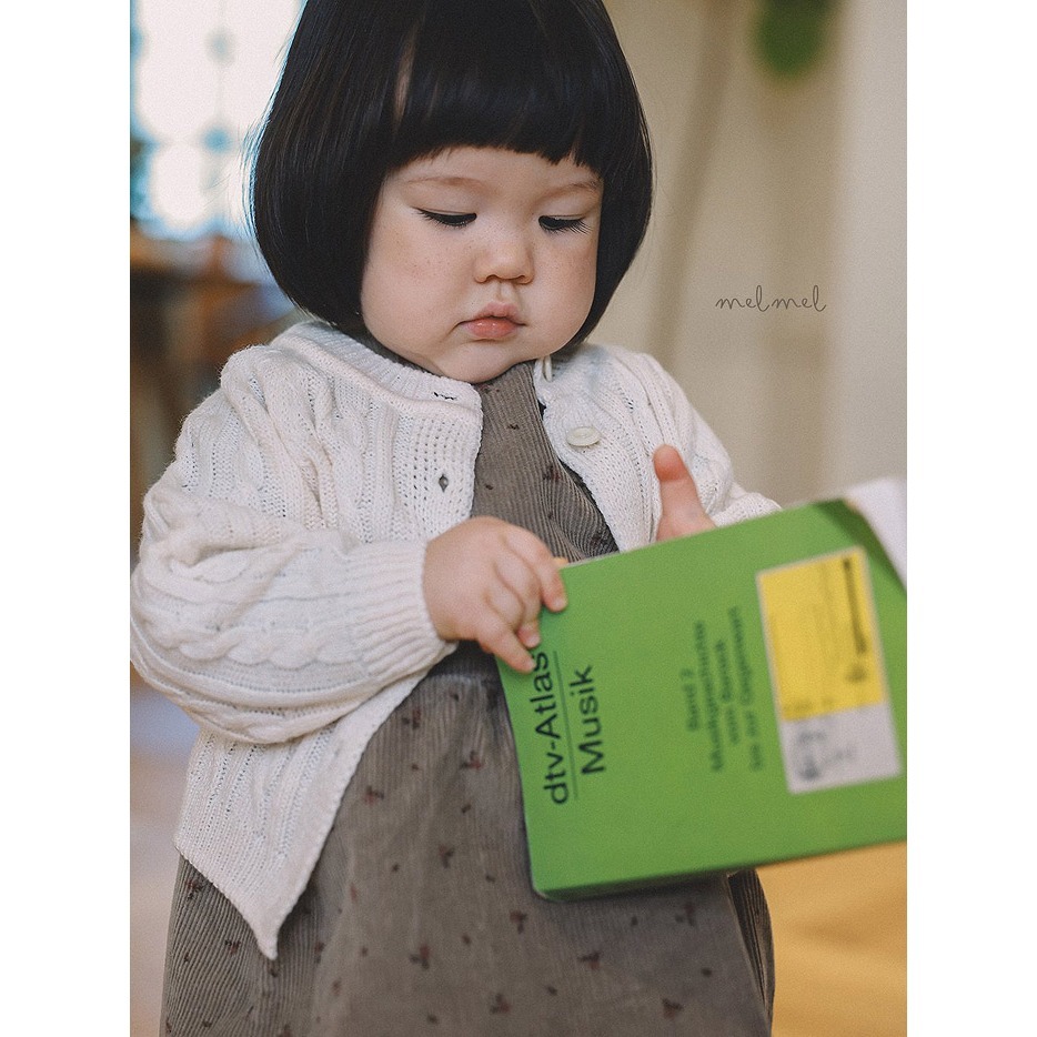 25冬 正韓 melmel  經典麻花 針織外套 三色-細節圖7