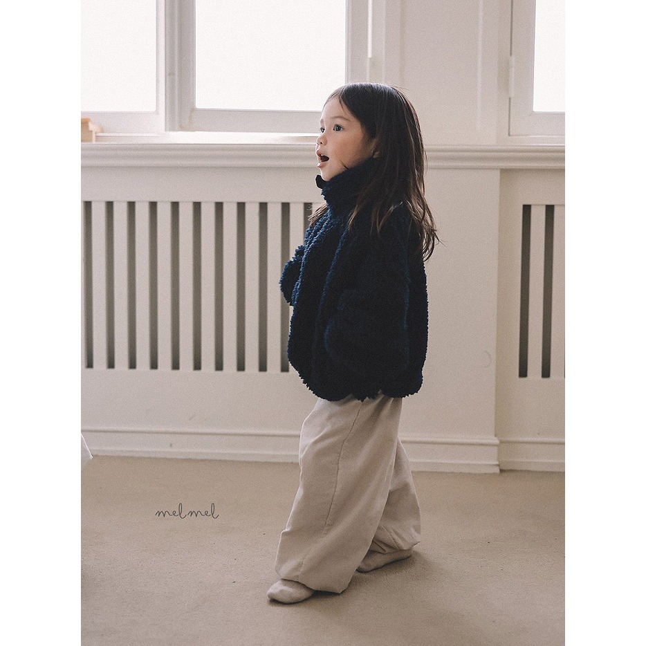 25冬 正韓 melmel bear 極暖 ＱＱ毛 外套 兩色-細節圖6