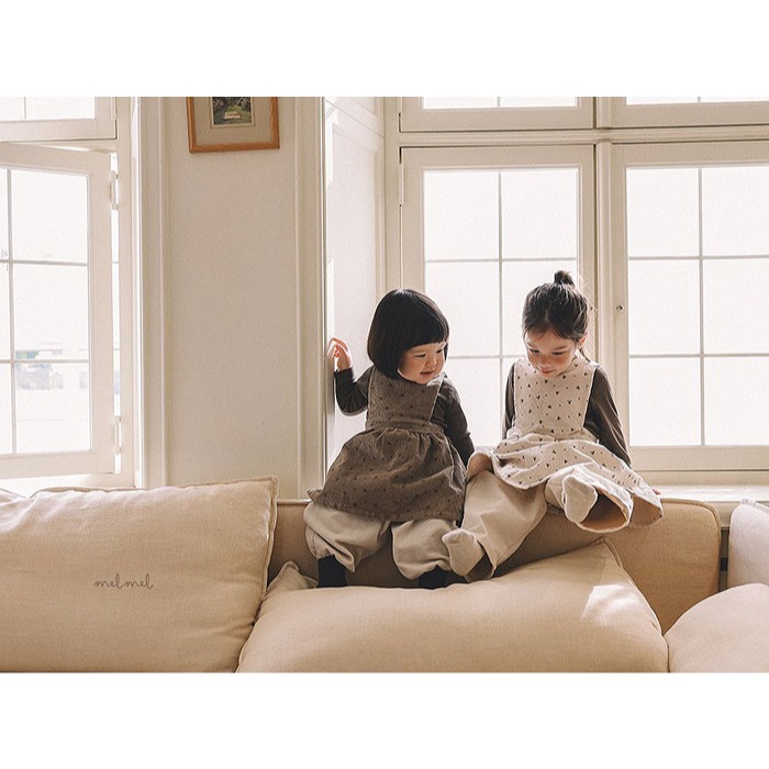 25冬 正韓 melmel 高質感 碎花 連身洋裝 兩色-細節圖4