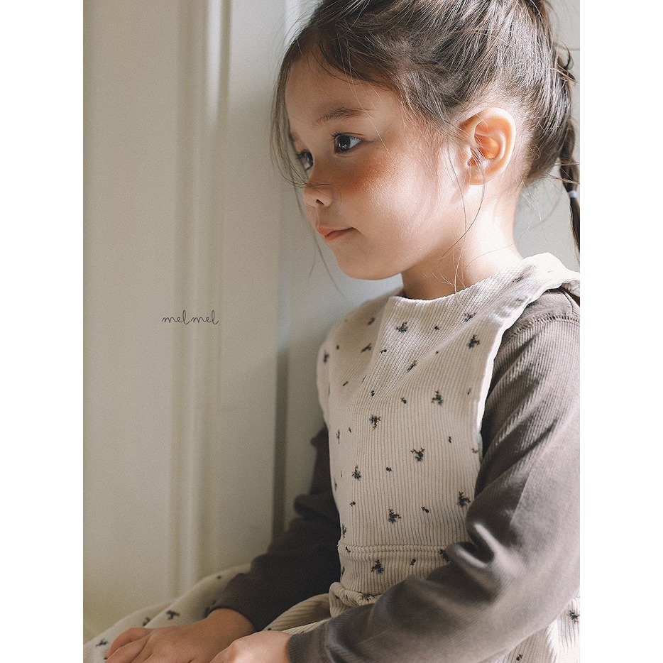 25冬 正韓 melmel 高質感 碎花 連身洋裝 兩色-細節圖5