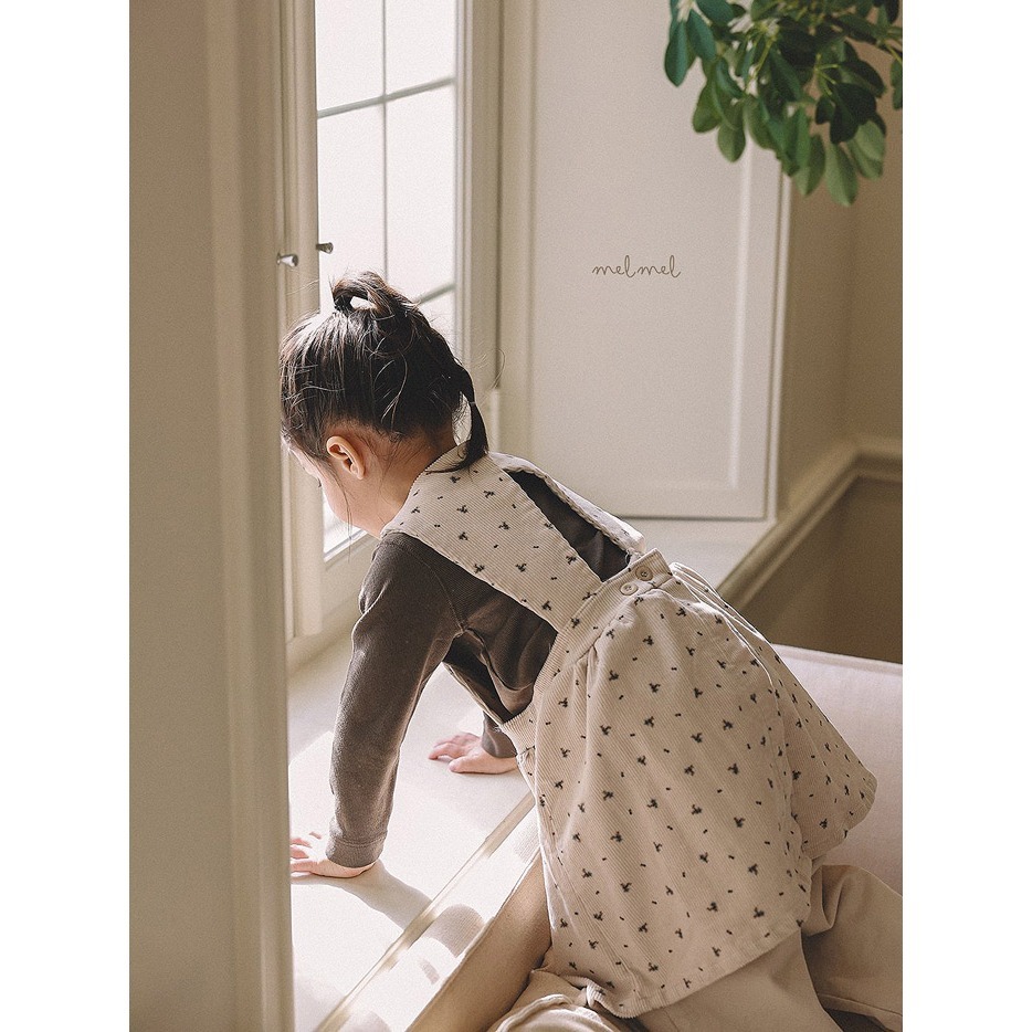 25冬 正韓 melmel 高質感 碎花 連身洋裝 兩色-細節圖6