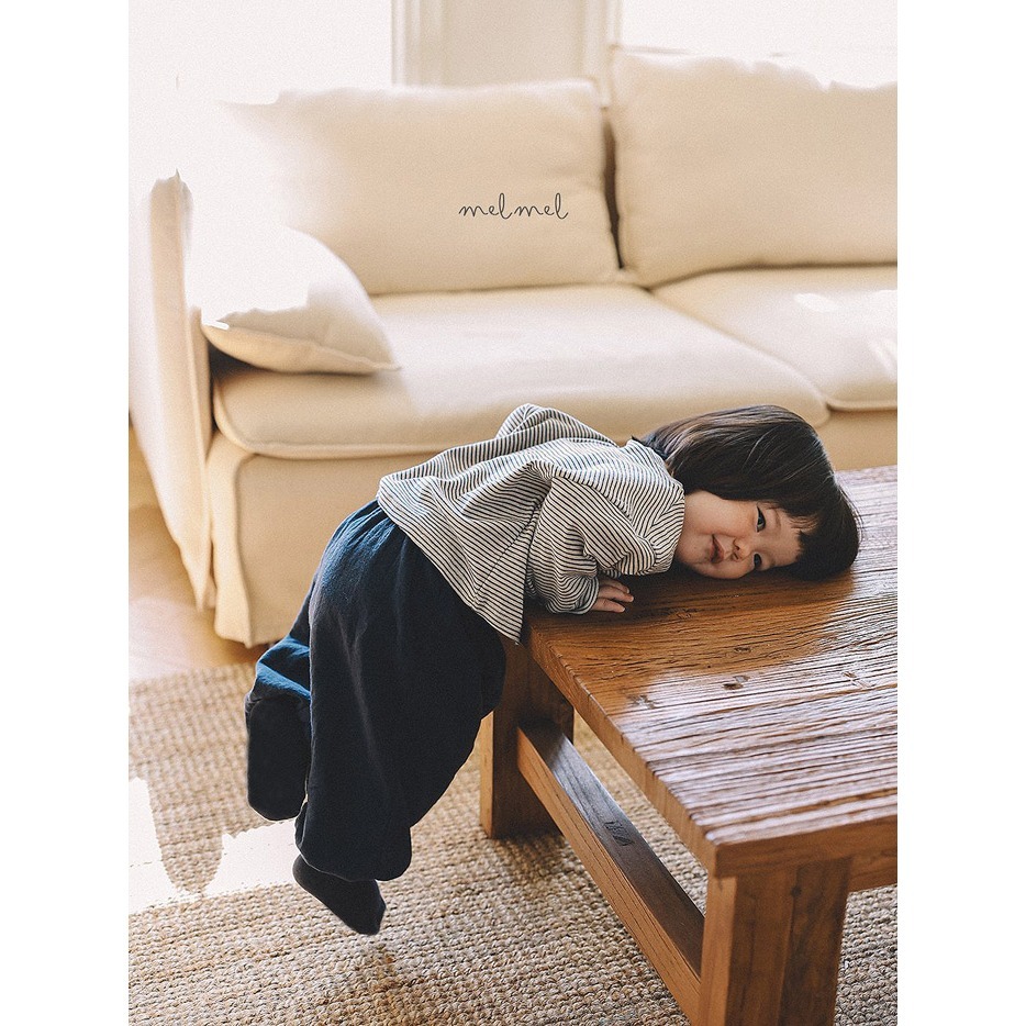 25冬 正韓 melmel 特殊壓紋 縮口褲 慢跑褲 三色-細節圖3