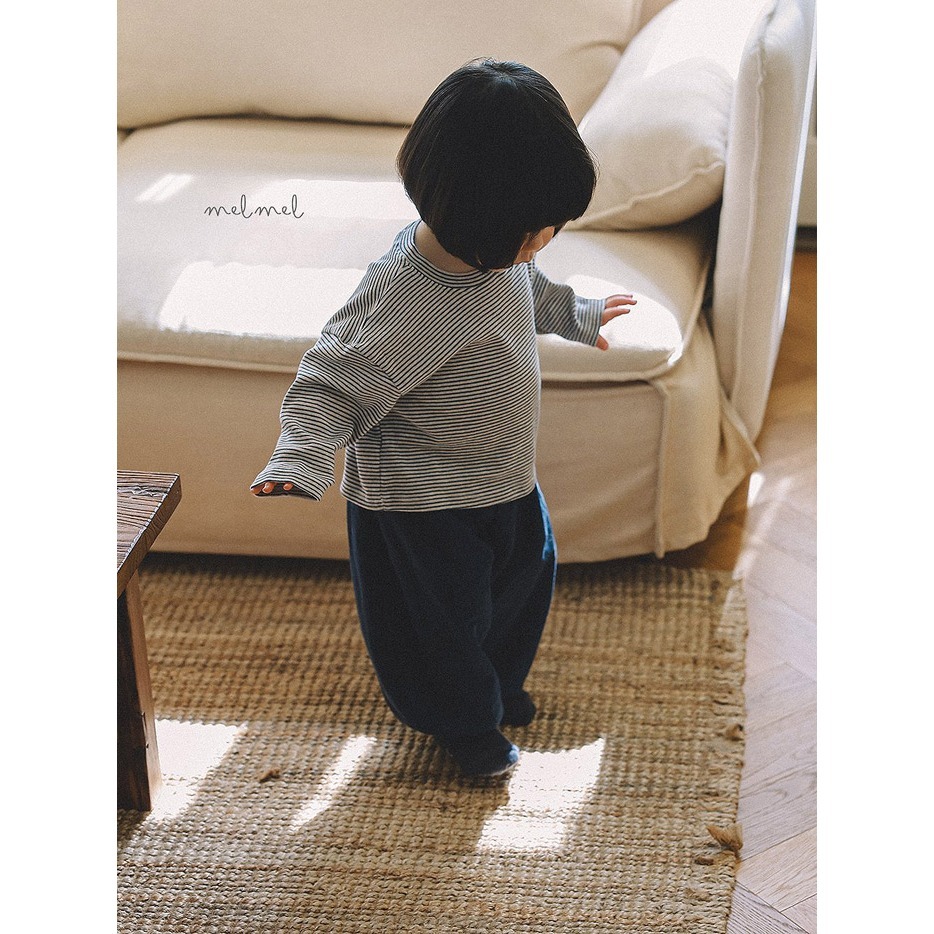 25冬 正韓 melmel 特殊壓紋 縮口褲 慢跑褲 三色-細節圖4