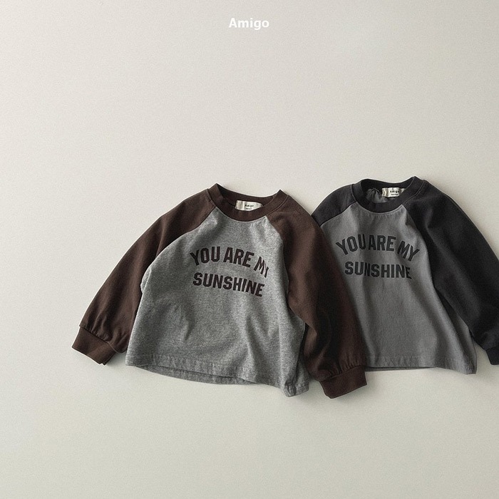 25冬 正韓 amigo sunshine 字母棒球Ｔ 兩色-細節圖2
