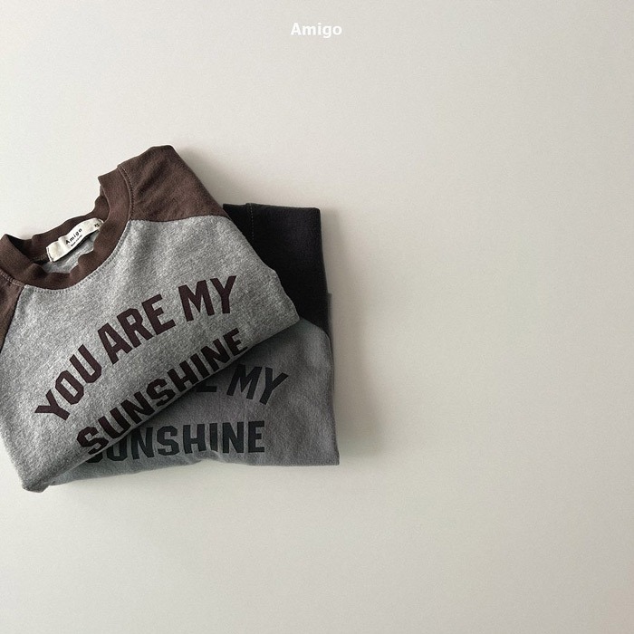 25冬 正韓 amigo sunshine 字母棒球Ｔ 兩色-細節圖4