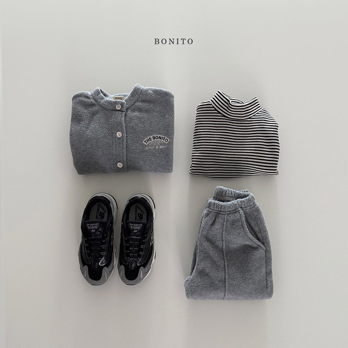 25冬 正韓 bonito 溫暖fleece 立領運動套裝 兩色-細節圖4