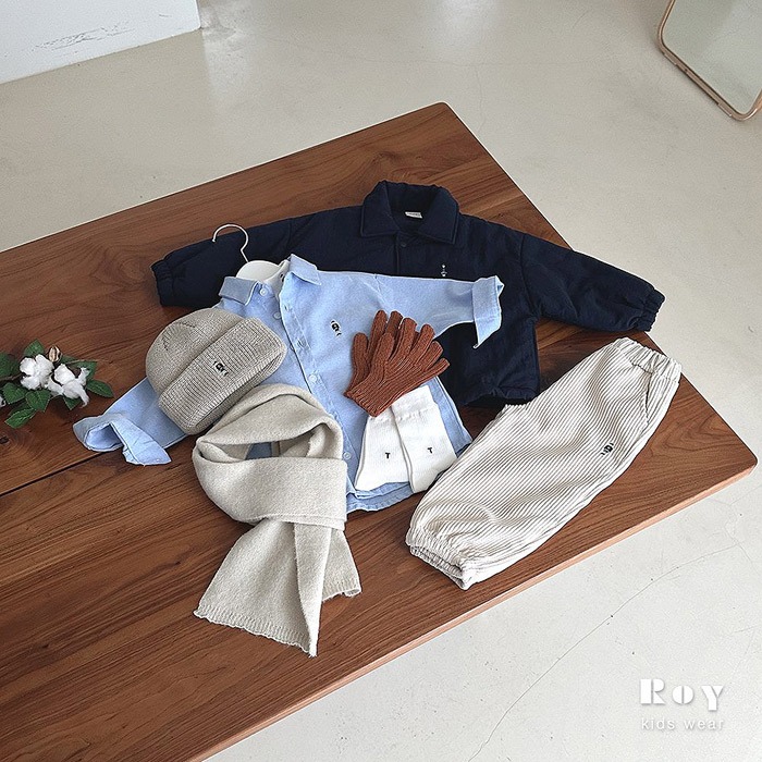 25冬 正韓 Roy 鋪棉 小人物 外套 三色-細節圖4