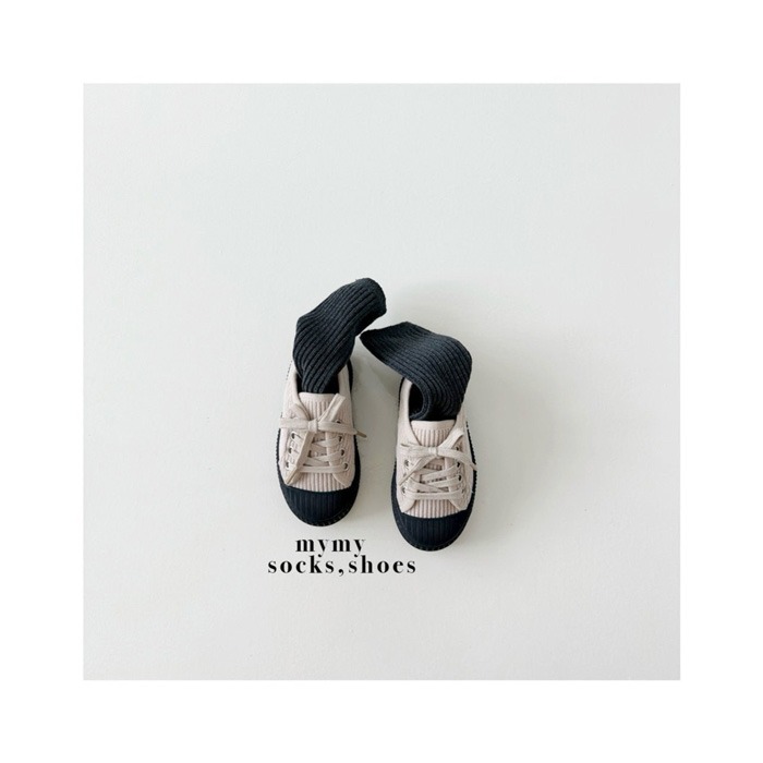 25冬 正韓 燈芯絨 餅乾鞋 側邊可黏貼 兩色-細節圖4