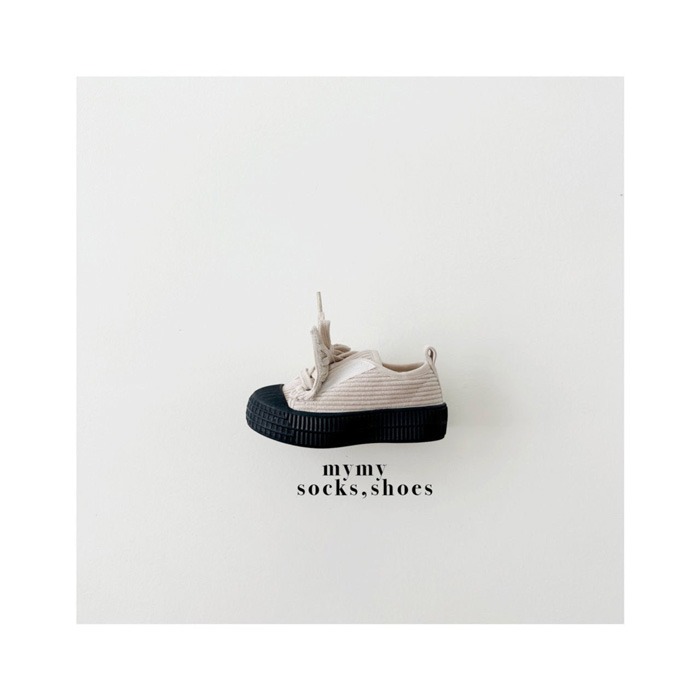 25冬 正韓 燈芯絨 餅乾鞋 側邊可黏貼 兩色-細節圖5