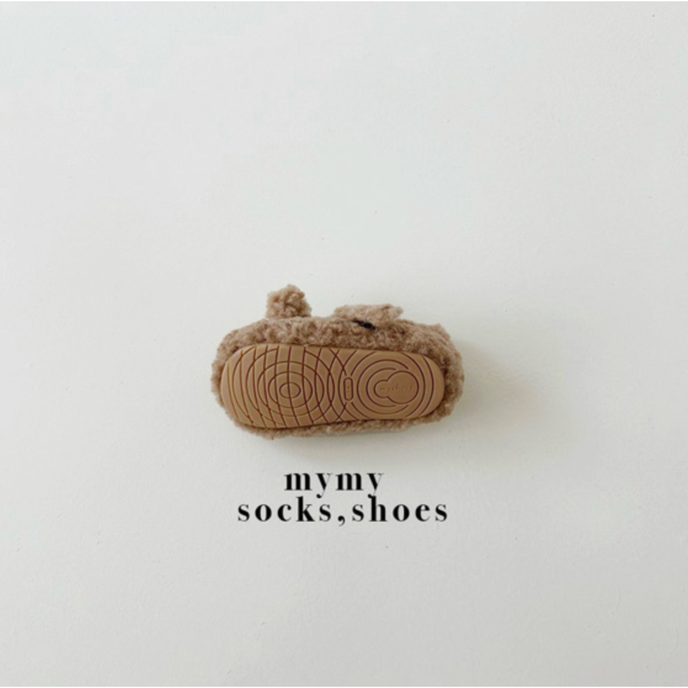 25冬 正韓 毛茸茸 小熊款 瑪莉珍鞋 娃娃鞋 平底鞋-細節圖6