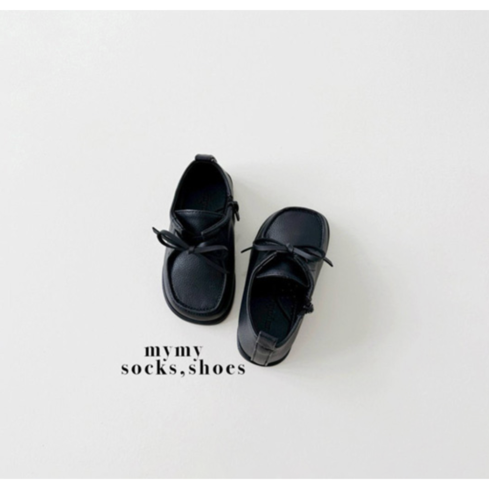 25冬 正韓 素面款 蝴蝶結 皮鞋 側拉鍊-細節圖3