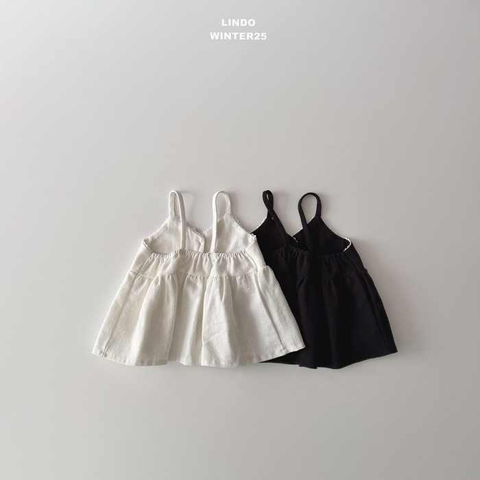 25冬 正韓 lindo 可愛爆表 蝴蝶結 細肩帶 背心 兩色-細節圖6