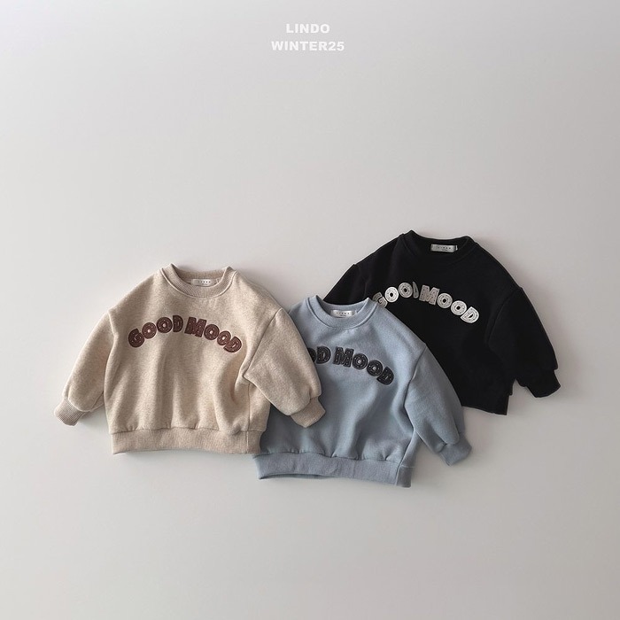 25冬 正韓 lindo 簡約字母 大學Ｔ 三色-細節圖4