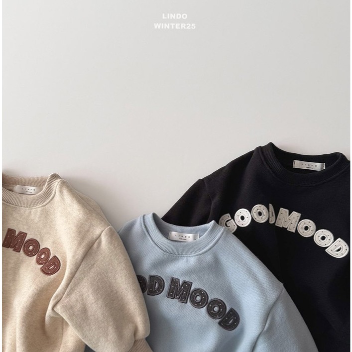 25冬 正韓 lindo 簡約字母 大學Ｔ 三色-細節圖5