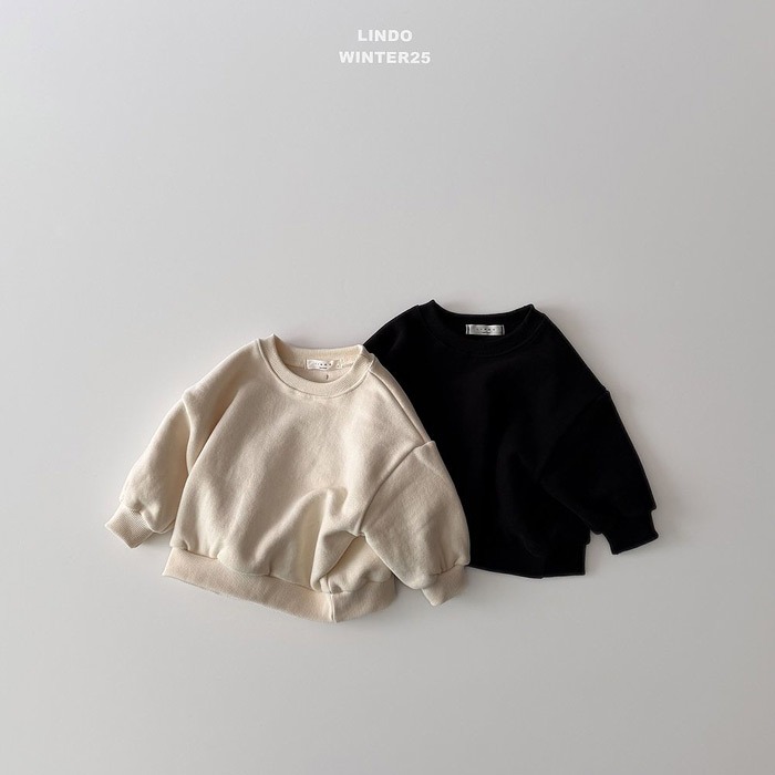 25冬 正韓 lindo 簡約質感 後蝴蝶結 大學Ｔ 兩色-細節圖6