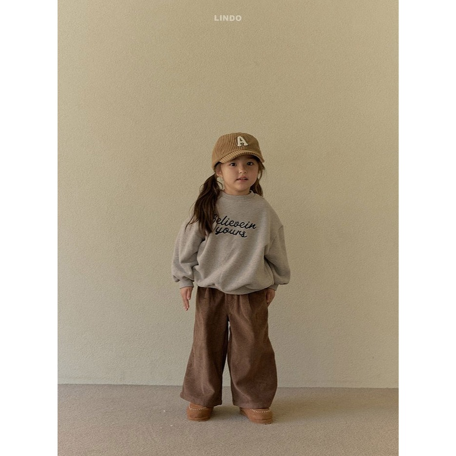 25冬 正韓 lindo 內刷毛 手寫字母 大學Ｔ 兩色-細節圖5